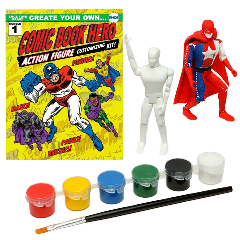 MAKE YOUR OWN COMIC BOOK KIT (AWESOME COMICS!) 30 PAGES! BE YOUR OWN HERO