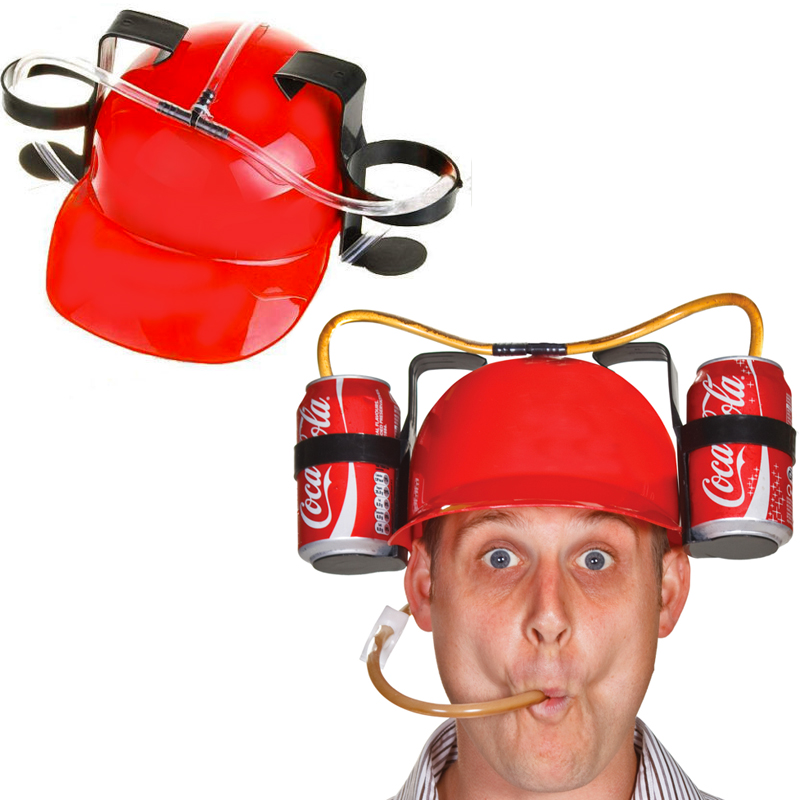 Drinking Helmet: Red - The Prank Store